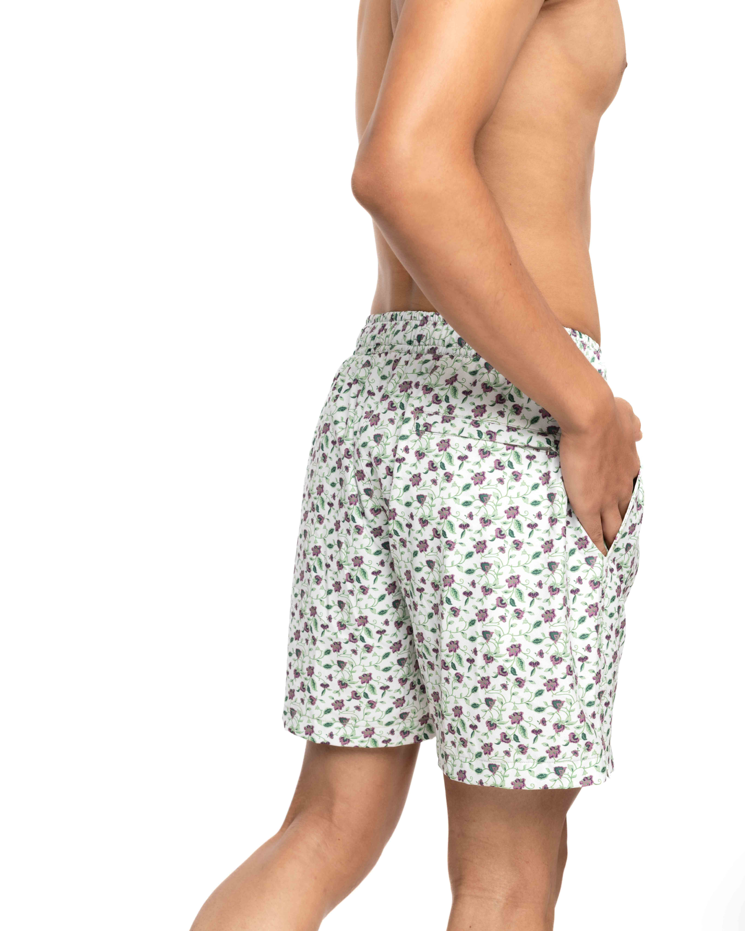 Classic Swim Shorts - Vine Print