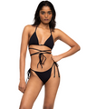 Side Tie Bikini Bottom - Midnight