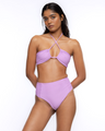 High Waist Bikini Bottom - Lilac