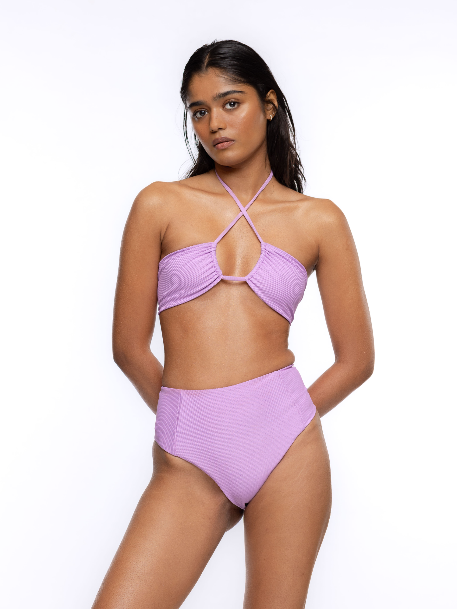 The Multiway Bandeau Top - Lilac