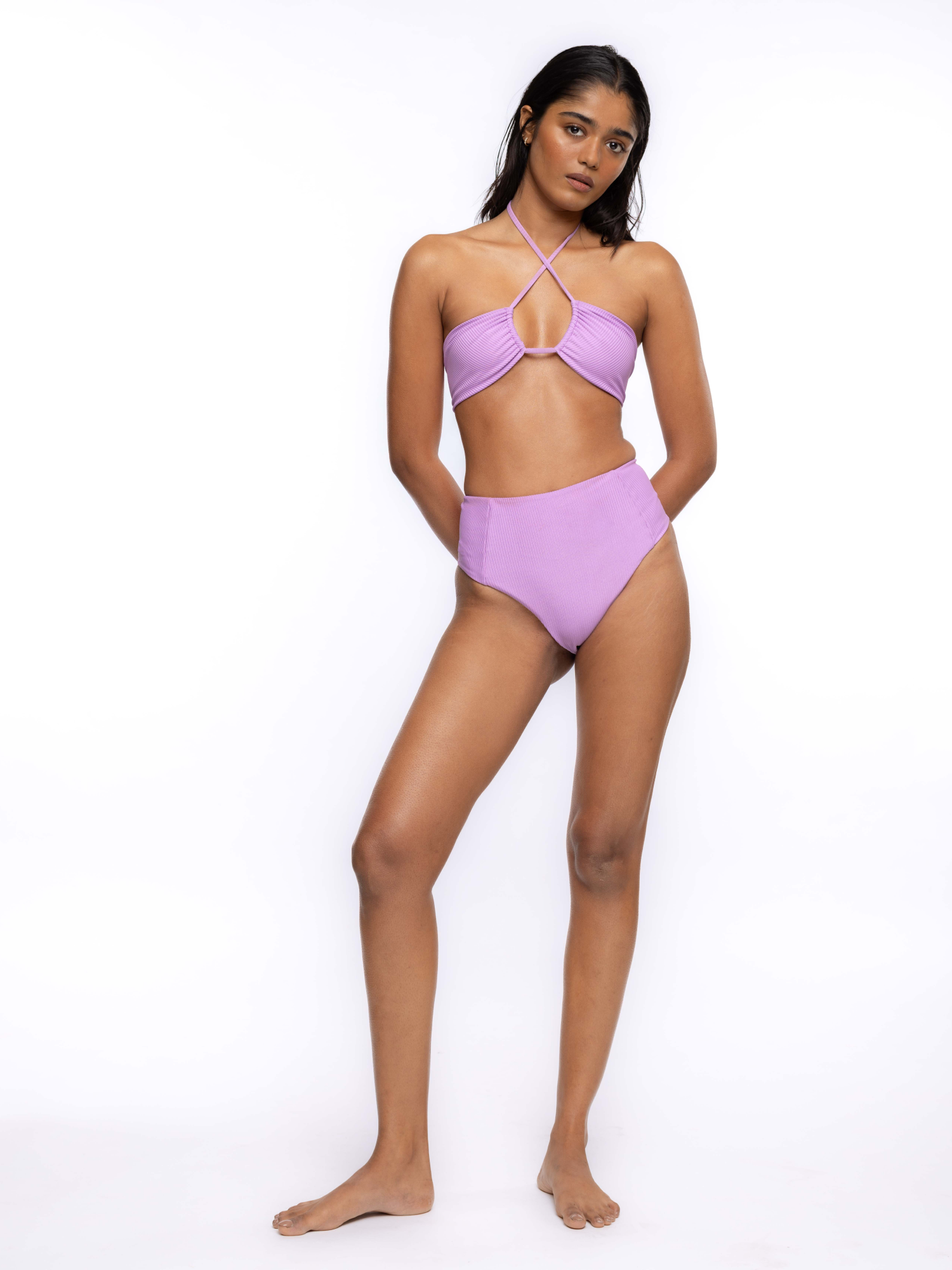 The Multiway Bandeau Top - Lilac