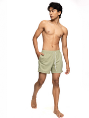 The Piped Shorts - Sage
